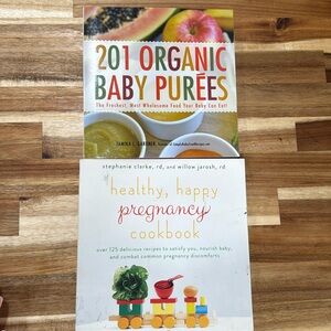 201 Orangic Baby Purées & healthy happy pregnancy cookbook